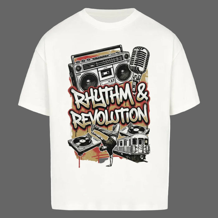 Rhythm & Revolution Oversized T-Shirt – Urban Streetwear