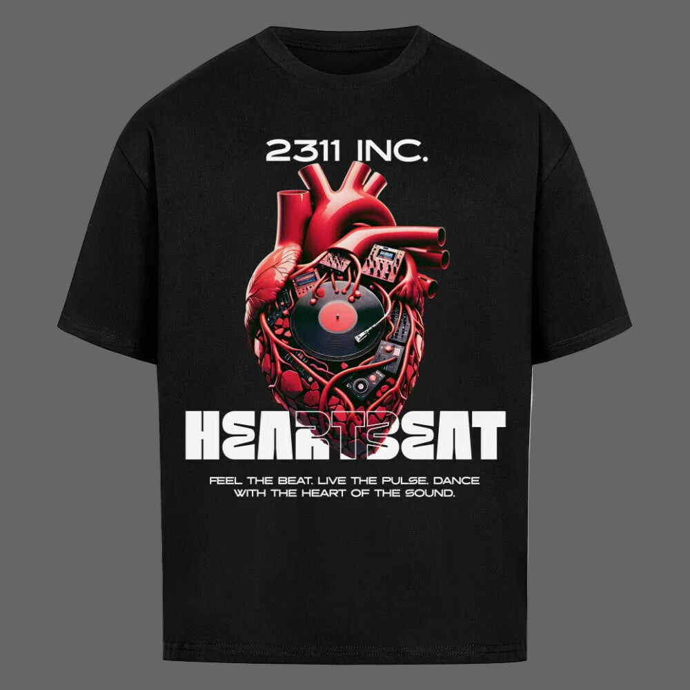 Heartbeat Oversized T-Shirt – Statement Streetwear Shirt