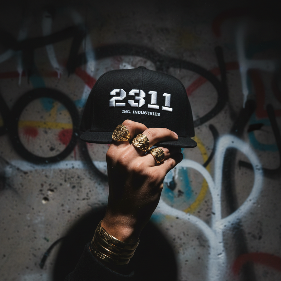 2311 inc. Industries Cap – Unisex Streetwear Cap Schwarz