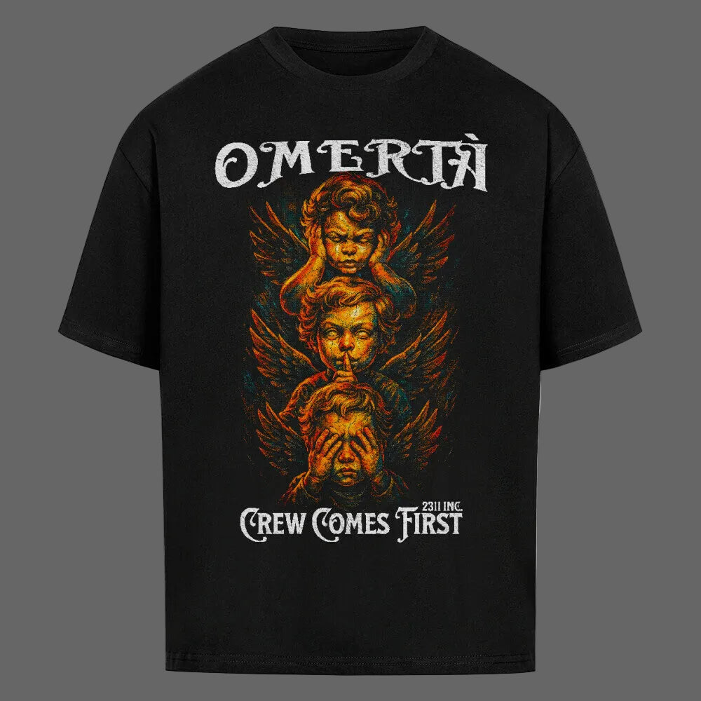 Omerta Oversized T-Shirt – Streetwear Statement Shirt