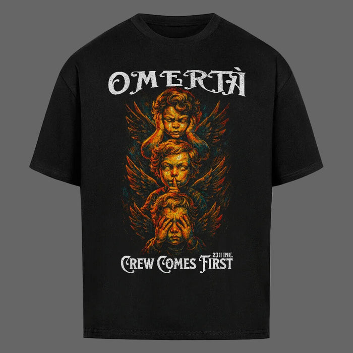 Omerta Oversized T-Shirt – Streetwear Statement Shirt