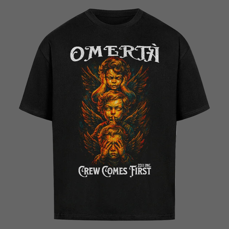 Omerta Oversized T-Shirt – Streetwear Statement Shirt