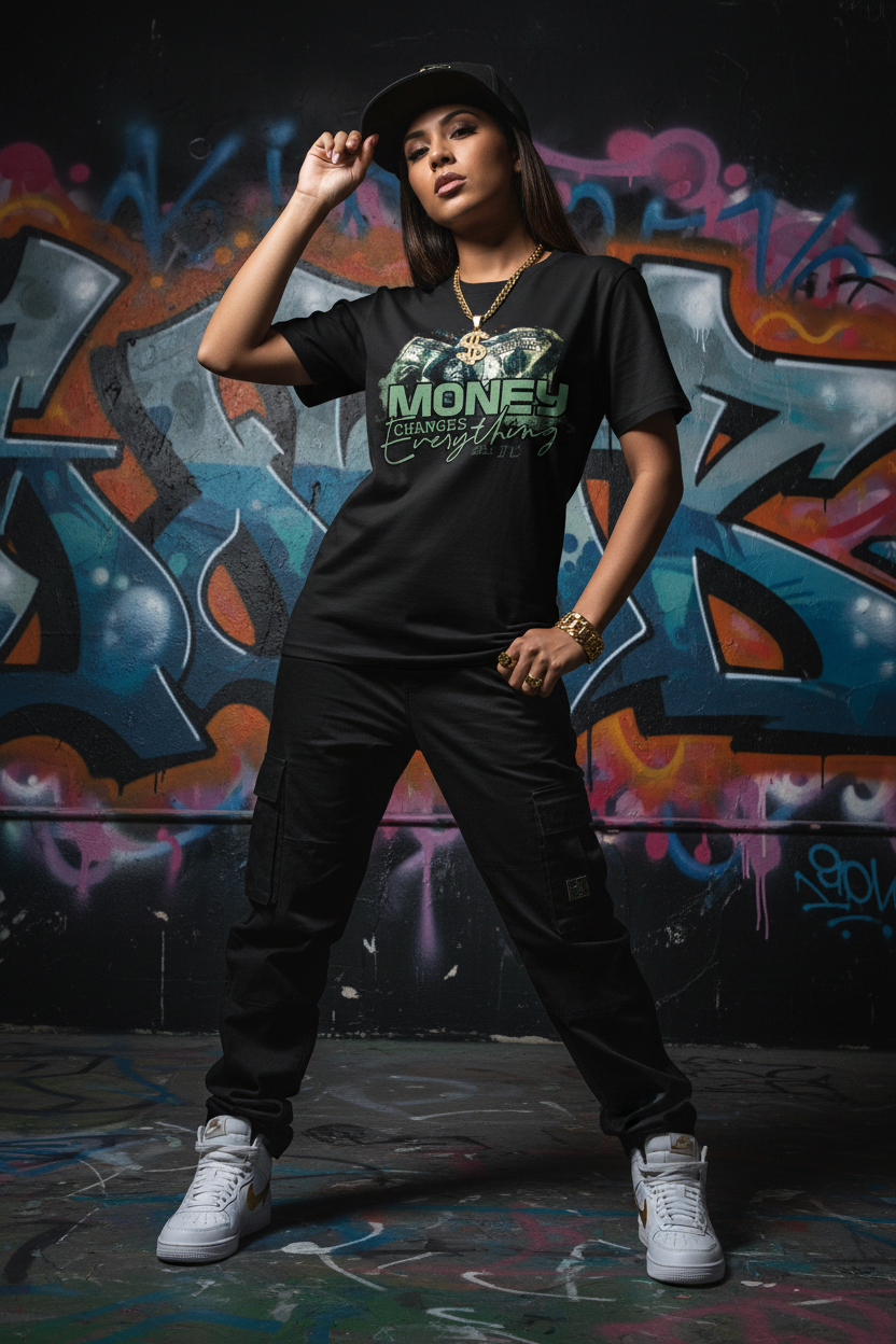 Money changes Everything T-Shirt – Casual Statement Shirt