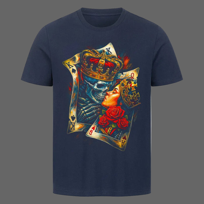 King & Queen T-Shirt – Casual Statement Shirt aus Baumwolle