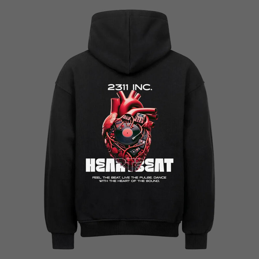 Heartbeat Oversized Hoodie – Statement Streetwear